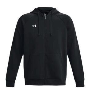 NWT Under Armour Men’s Full Zip Hoodie Sweatshirt Black Size 2XL